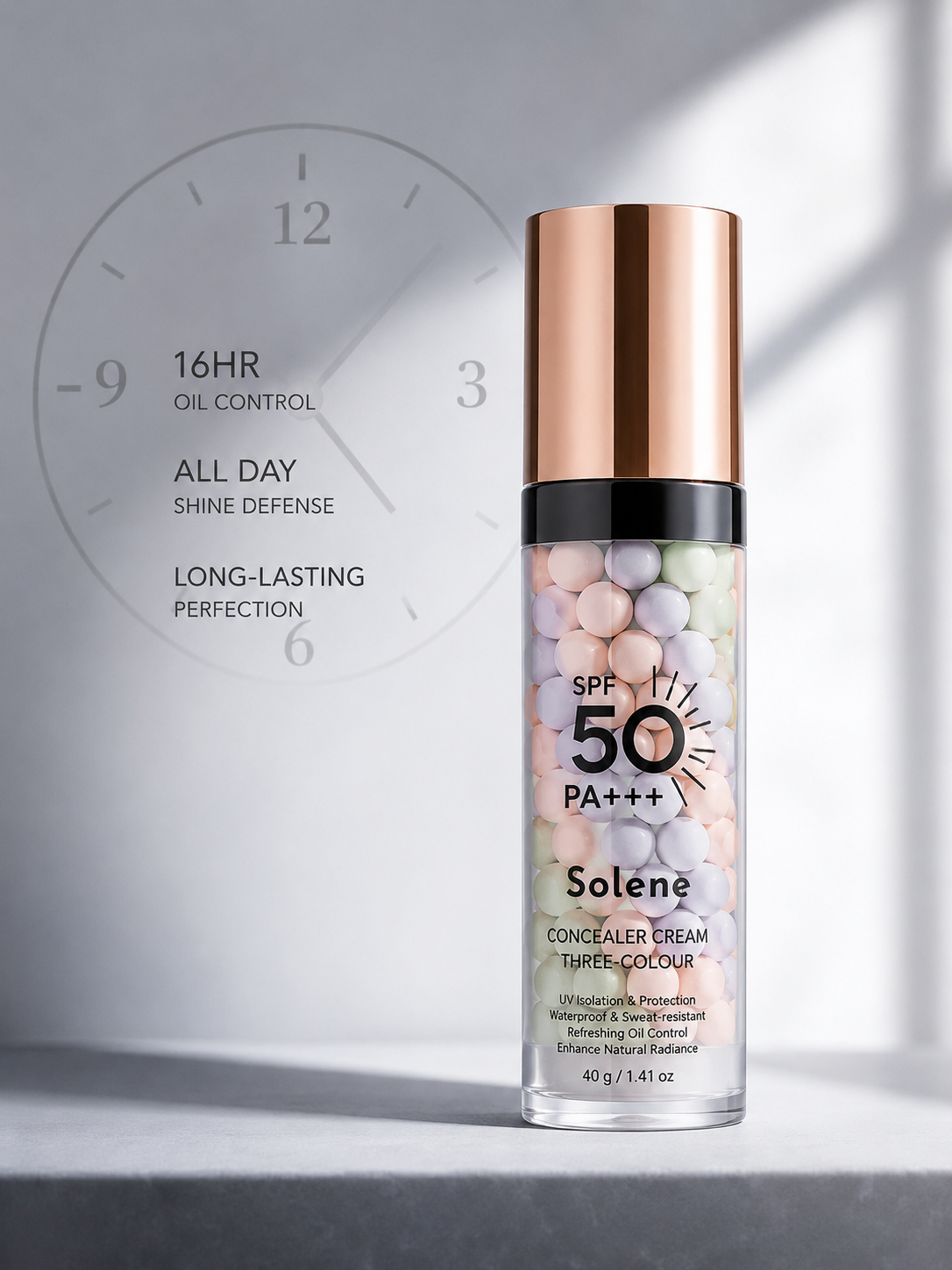 Solene 3-in-1 Color Correcting Primer SPF 50